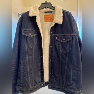 Levi Strauss Jean Jacket lined with Sherpa lining